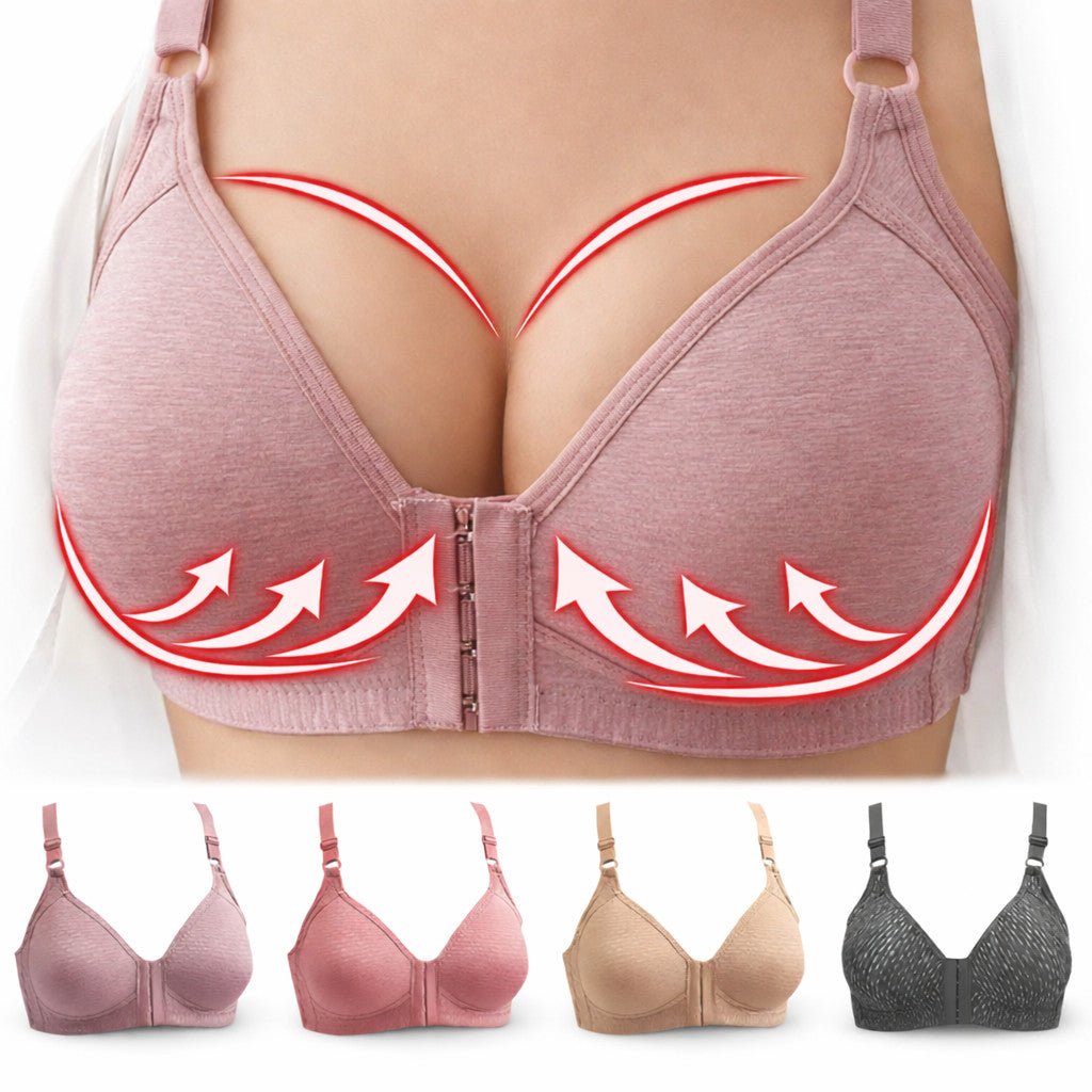 Front Closure Push Up Bra detail